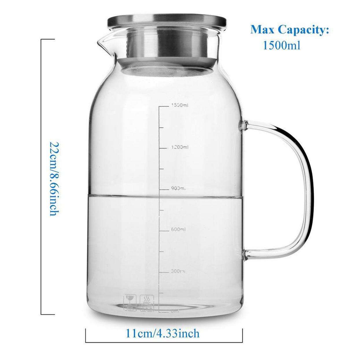 KARAFFE - Transparent, Glas (1.8L) - Intirilife