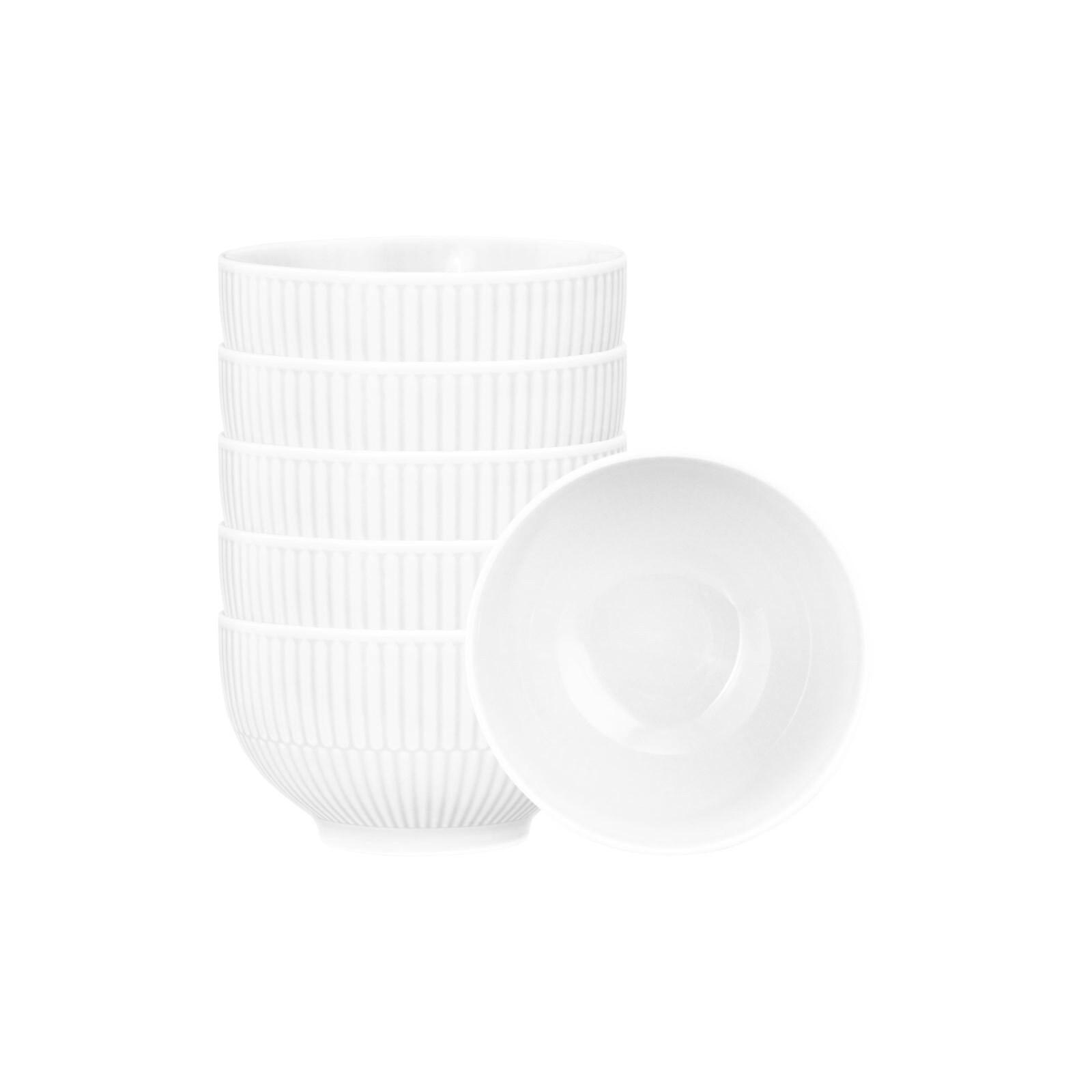 CAPPUCCINOSCHALEN Amina Weiß 400 ml 6er Set - Weiß, Keramik (0.4L) - Seltmann Weiden