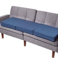 SOFA-AUFLAGE dunkelblau 150/50/10 cm – großes Sitzkissen orthopädisch - Dunkelblau, Textil (150/50/10cm) - Homescapes