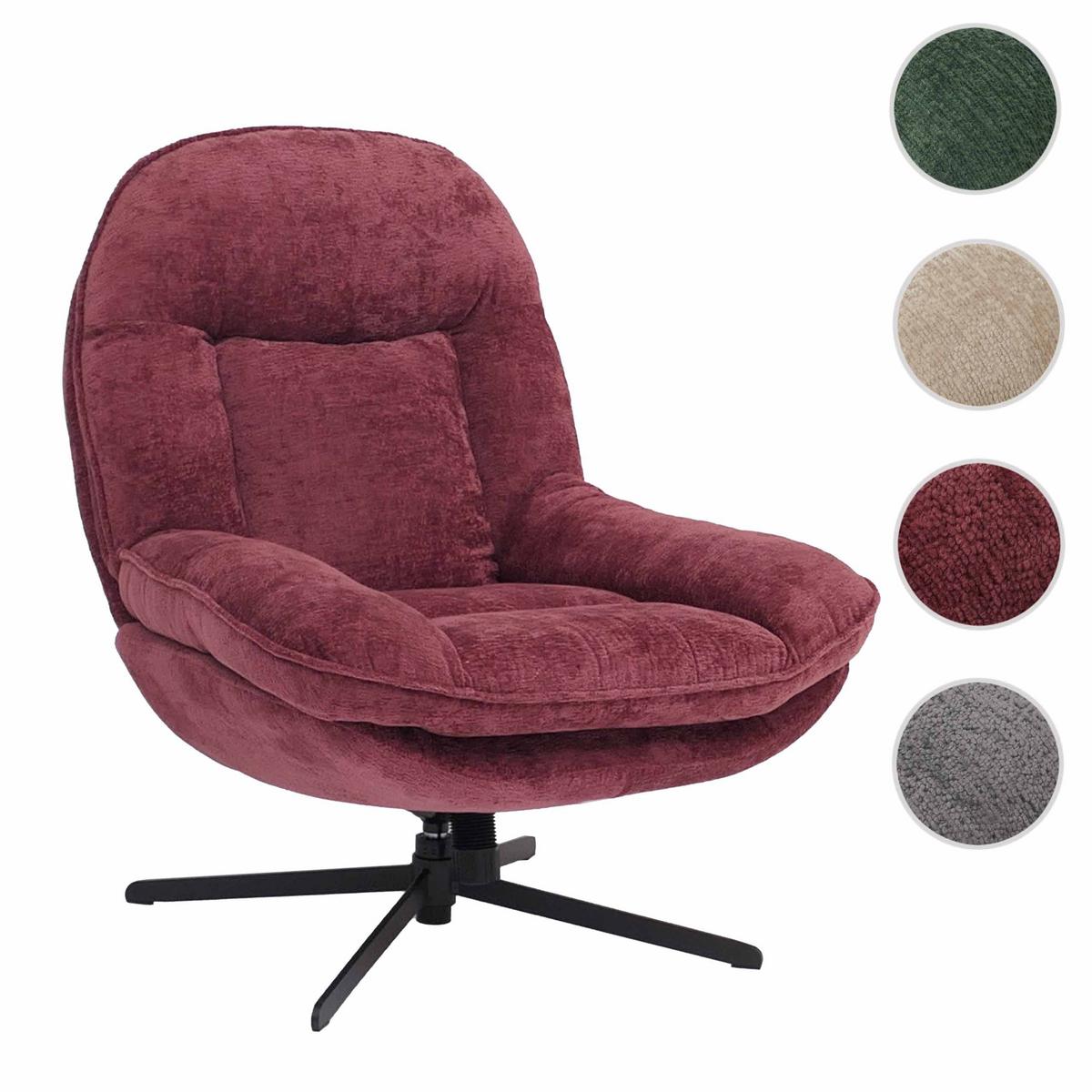 RELAXSESSEL Rot - Rot, Textil (80/96/90cm) - MCW