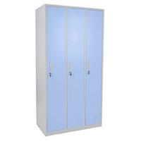 SCHLIESSFACH Blau - Blau, Metall (90/180/50cm) - MCW