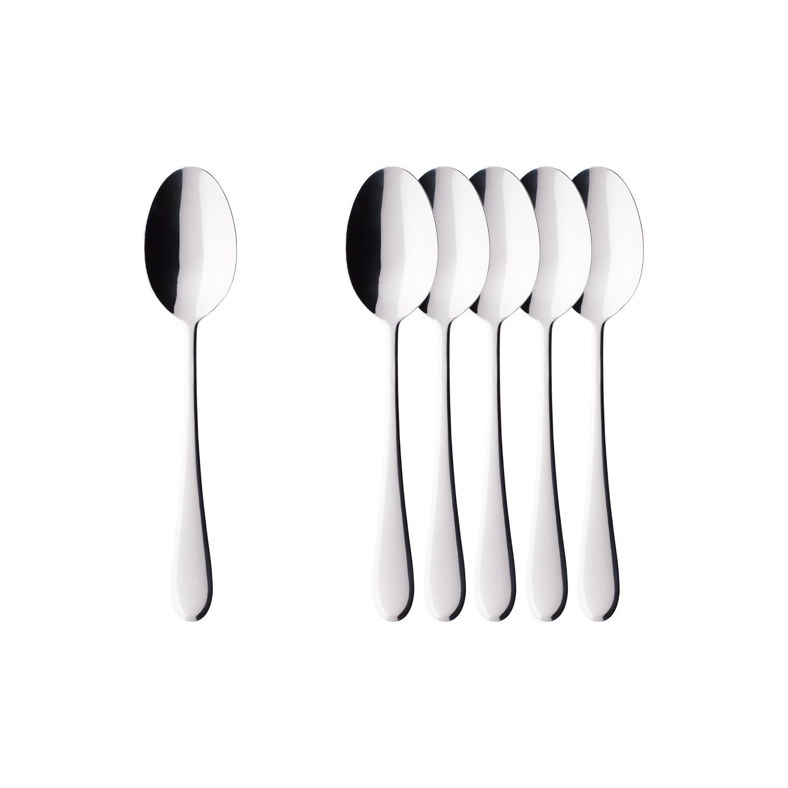 ESPRESSOLÖFFEL Oscar edelstahl 12 cm 6er Set - Silberfarben, Metall - Villeroy & Boch