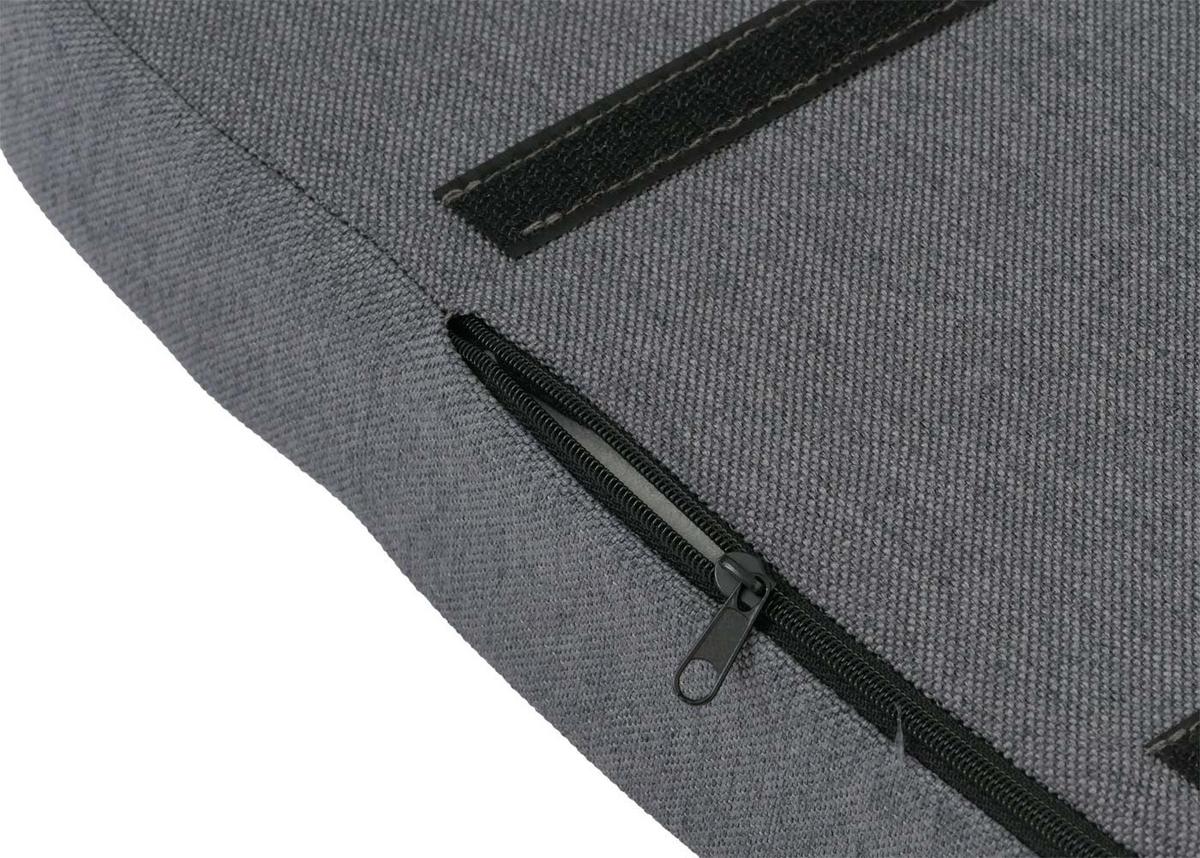 ESSZIMMERSTUHL Grau 2er-Set - Dunkelgrau/Grau, Textil (50/89/60cm) - MCW