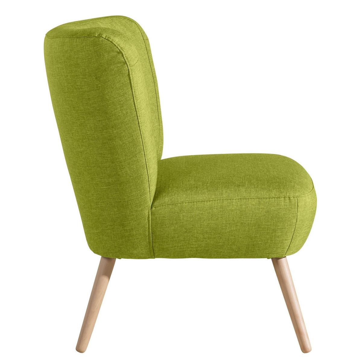 SESSEL Kassi Bezug Flachgewebe Buche natur / apfel - Grün, Kunststoff (69/80/68cm) - 58aufmkessel