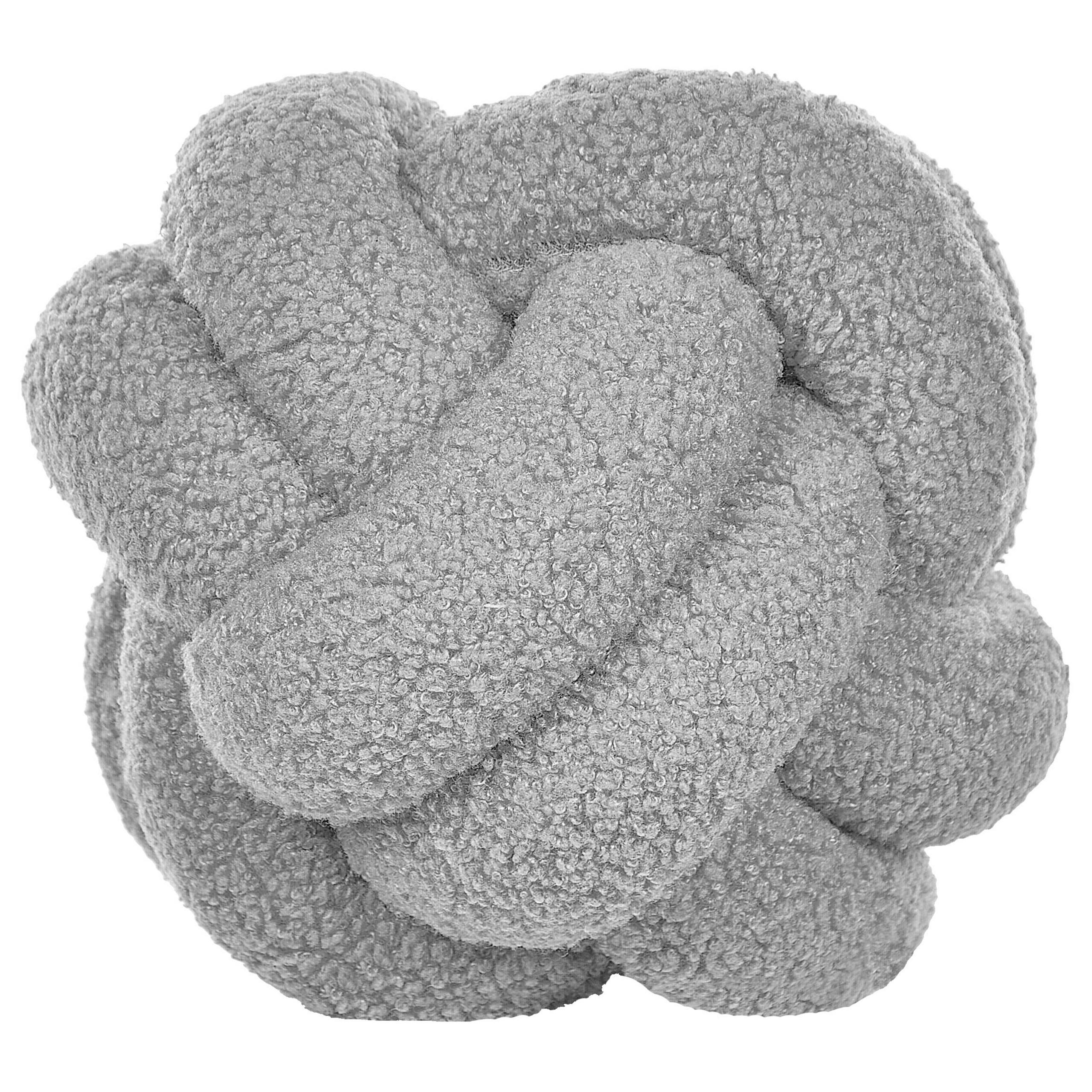 DEKOKISSEN Grau 19/19 cm Malni - Grau, Textil (19/19cm) - Beliani