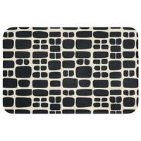 WC-VORLEGER Modern - Bio - Schwarz Toilettenteppich 80x50 cm - Anthrazit, Textil (80/1cm) - OnlyWow