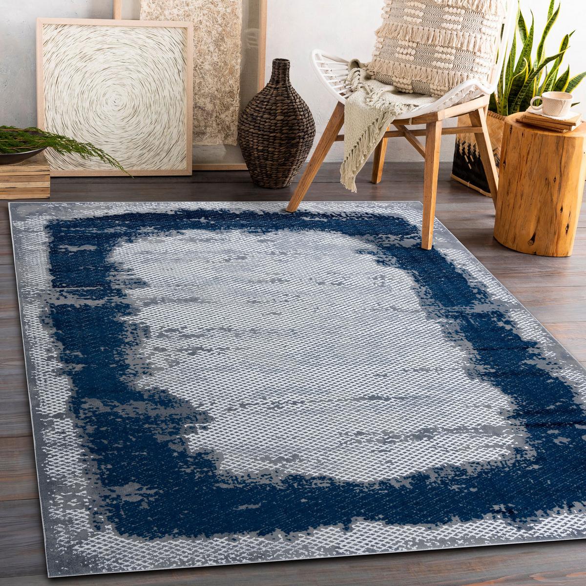 TEPPICH Core 120/170 cm - Blau, Textil (120/170cm) - rugsX