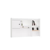 REGAL-SCHREIBTISCH Weiß 114/70/18 - Weiß, Holzwerkstoff (90/50/70cm) - RAUMHIRSCH FURNITURE
