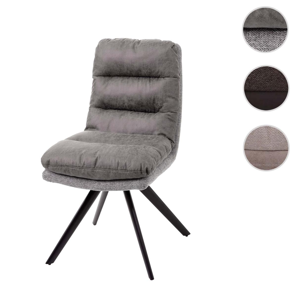 ESSZIMMERSTUHL Grau - Hellgrau/Grau, Textil (49/93/68cm) - MCW