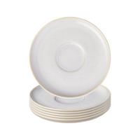 KAFFEEUNTERTASSEN Crafted Cotton ø 14,9 cm 6er Set - Beige, Keramik (14.9cm) - like.Villeroy & Boch