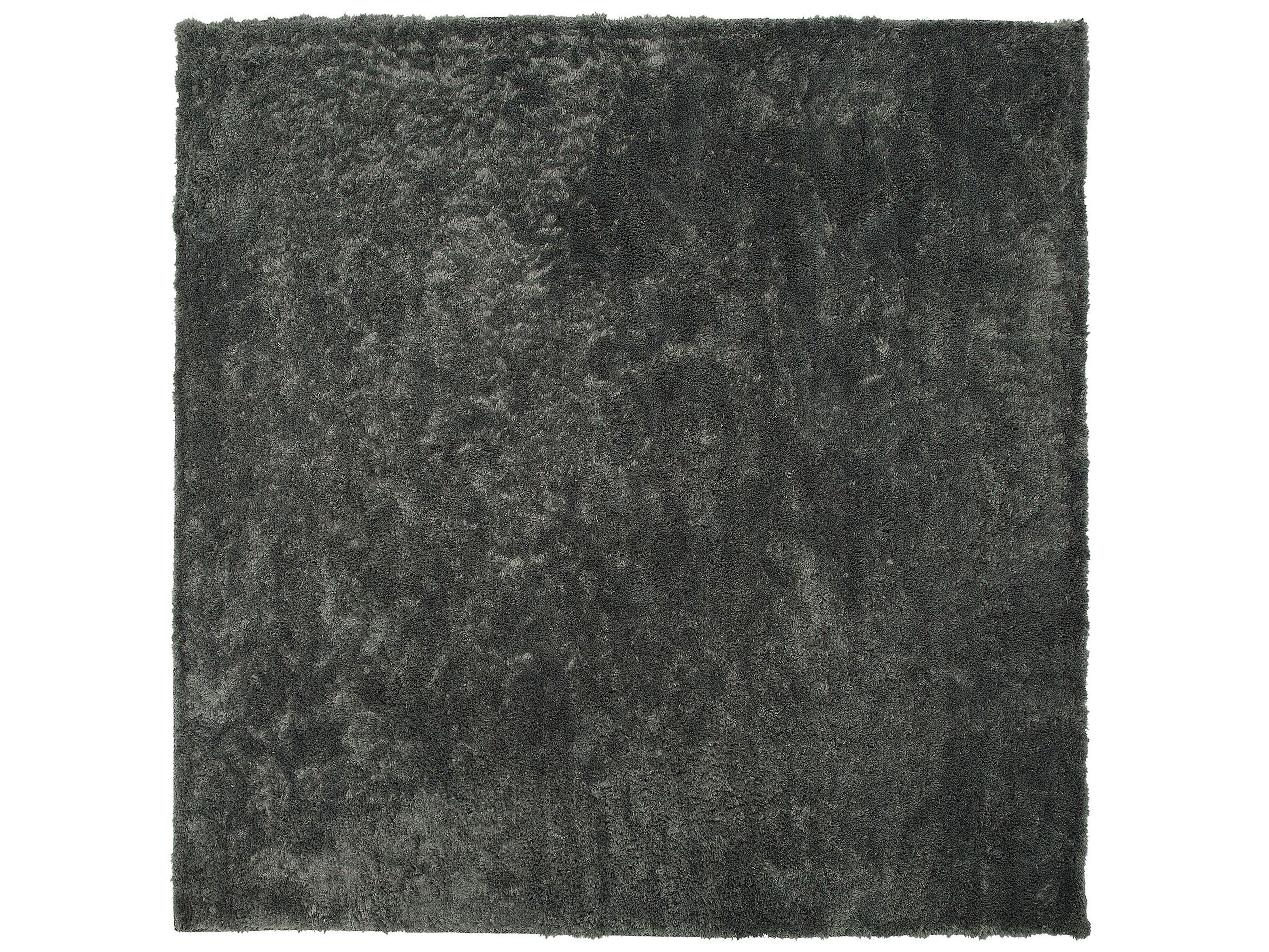 SHAGGY-TEPPICH Evren 200/200 cm - Grau, Kunststoff (200/200cm) - Beliani