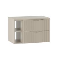 WASCHTISCHUNTERSCHRANK 80.6cm Tao Kaschmir - Beige, Holzwerkstoff (80.6/52.2/46.5cm) - Petits-meubles