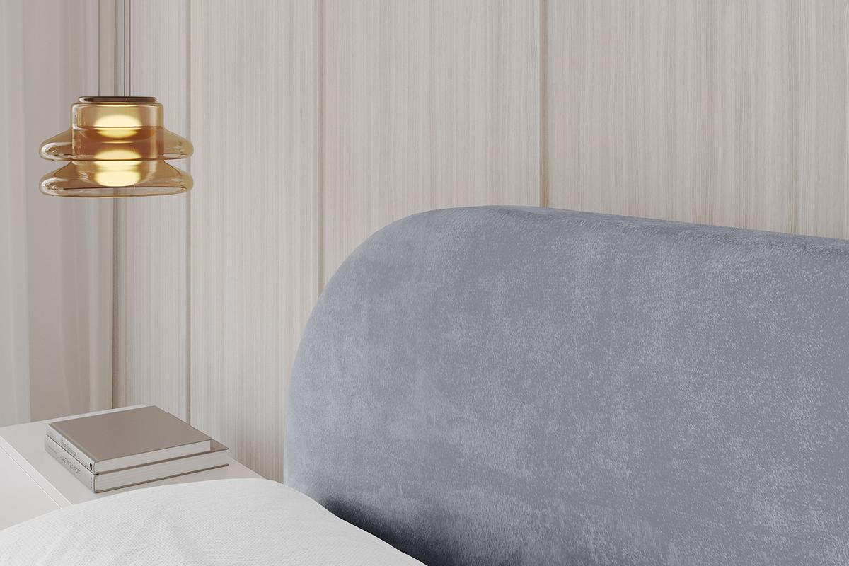 POLSTERBETT mit Bettkasten und Lattenrost, Boxbett ohne Matratze - TIVON-V1 180x200 Grau - Grau, Holzwerkstoff/Textil (180/200cm) - ALTDECOR