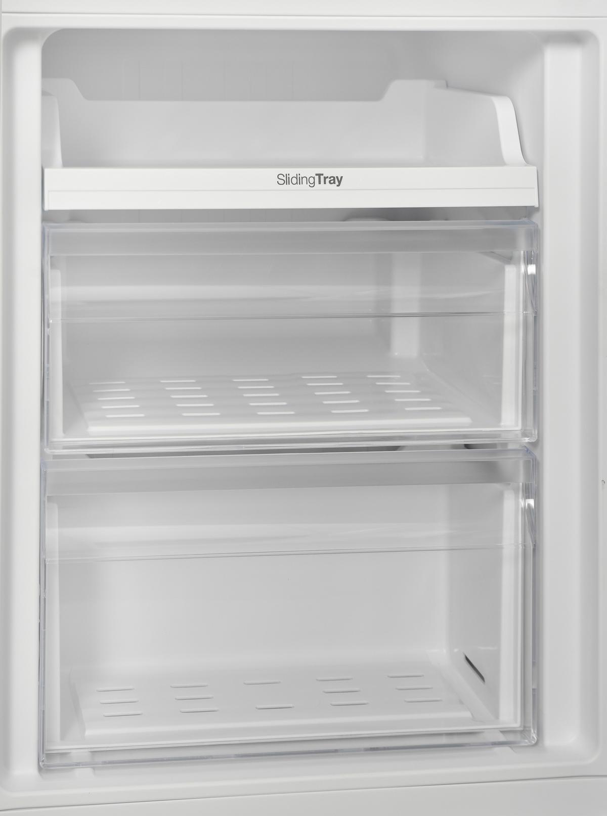 KÜHL-GEFRIER-KOMBINATION, Einbau 178cm Nische, 251 Liter, Less Frost - Weiß, Glas/Kunststoff (54/177/54.5cm) - Telefunken