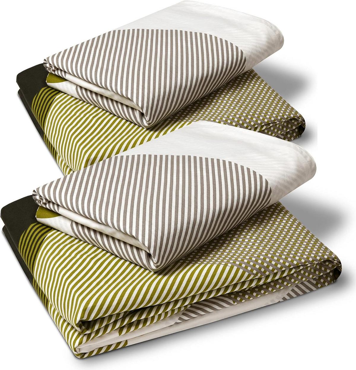 BETTWÄSCHE Nela 155/220 cm + Kissenbezug 80/80 cm Ornamente Renforcé 2er Set - Multicolor, Naturmaterialien/Textil (155/220cm) - Beautissu 