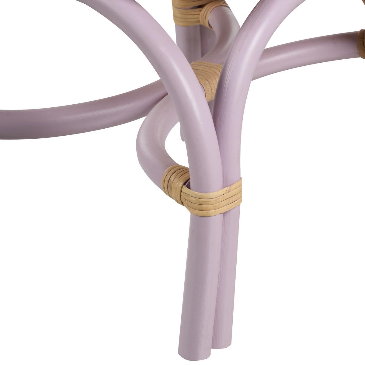 KINDERSESSEL Violett Desimi - Violett, Naturmaterialien (38/60/38cm) - Beliani