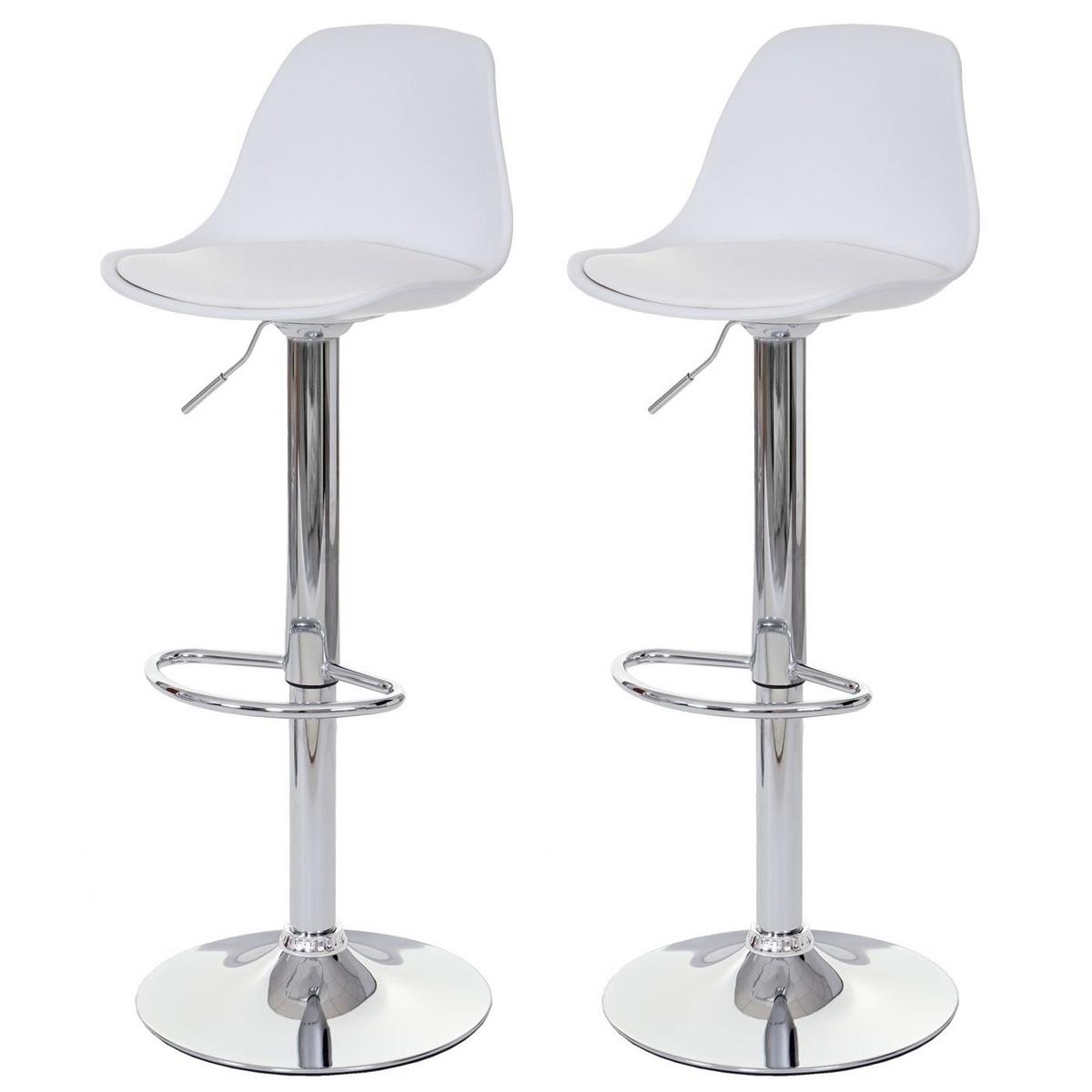 BARHOCKER Weiß 2er-Set - Weiß, Textil (39/103/43cm) - MCW