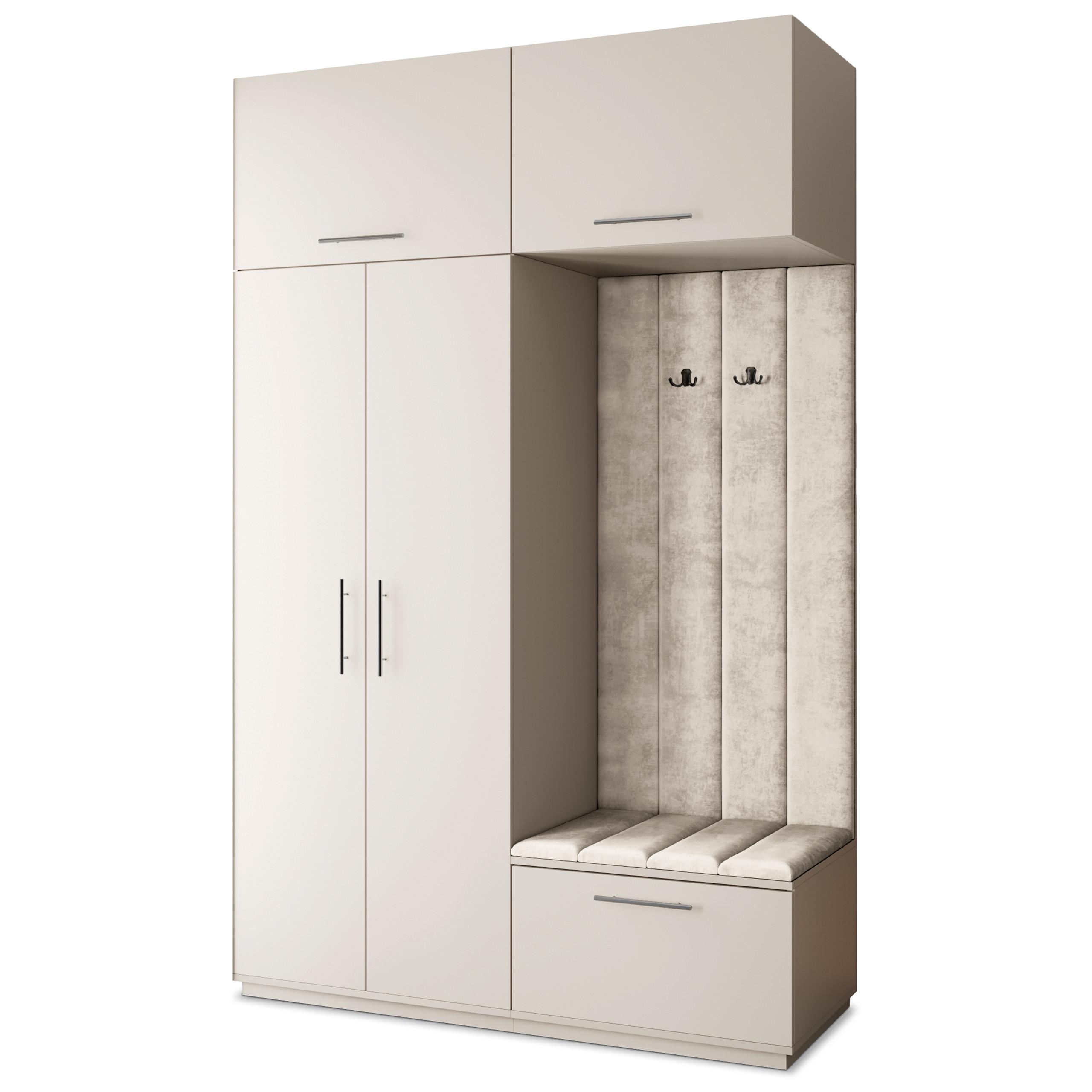 GARDEROBENSCHRANK REMA 150/240/60 cm Modern Kaschmir - Kaschmir/Beige, Holzwerkstoff (150/240/60cm) - MASSENO