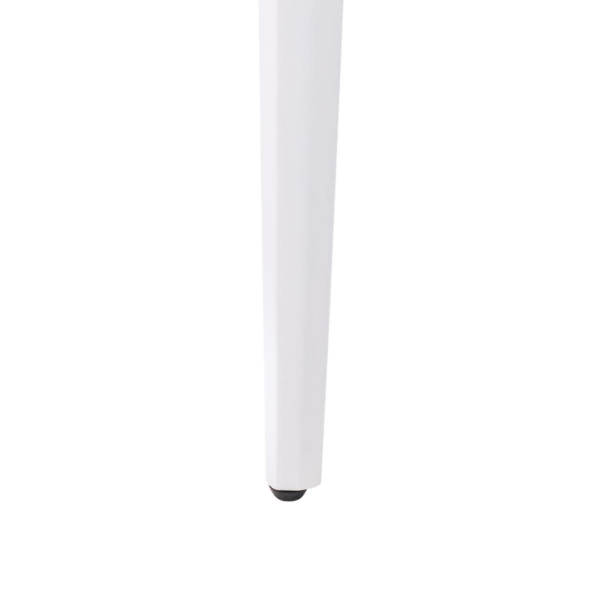 GARTENTISCH 180/90 cm Marmor Optik Schwarzer Marmor Sovareto - Schwarz, Kunststoff (180/90/75cm) - Beliani