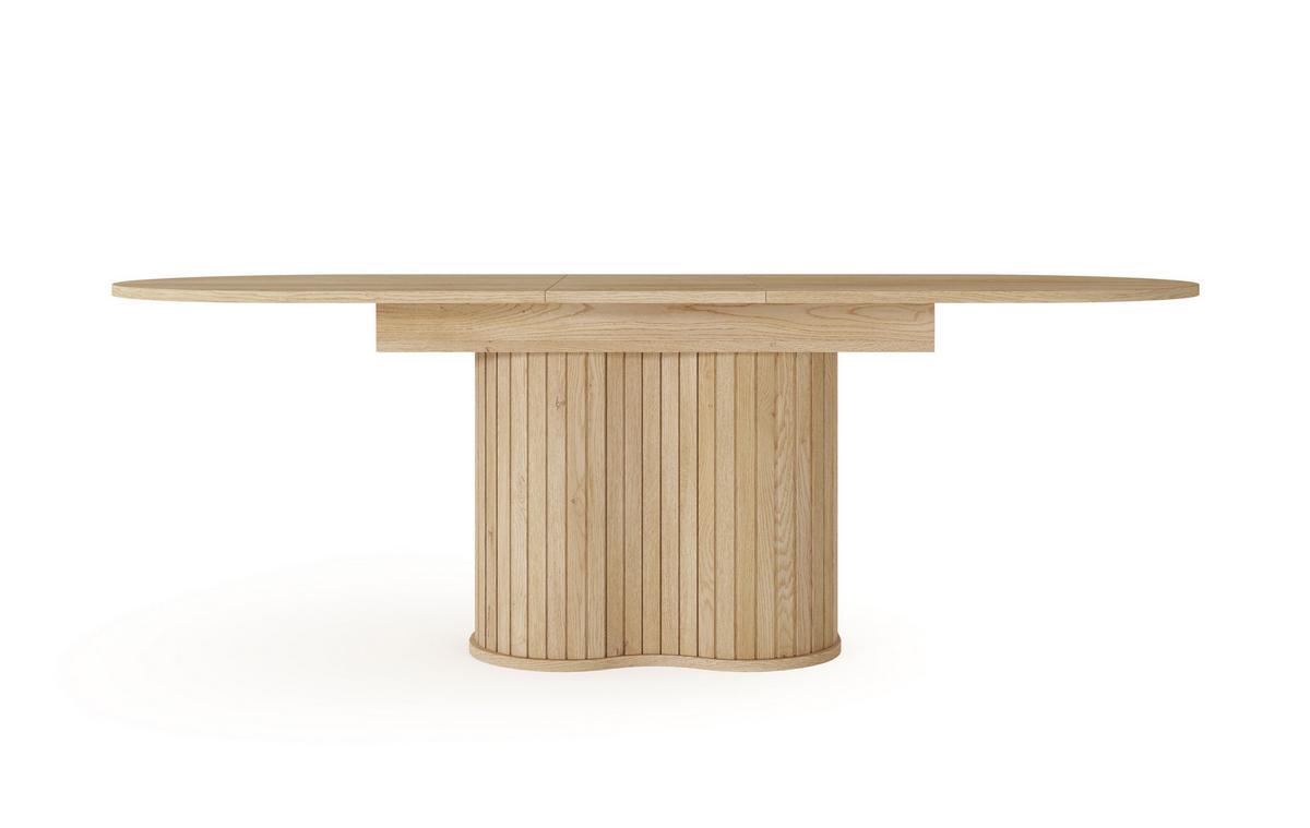 ESSTISCH CARA Ausziehbar 180 - 220 / 90 x 76 cm - Eichefarben/Eiche San Remo, Holz (180/90/76cm) - MASSENO