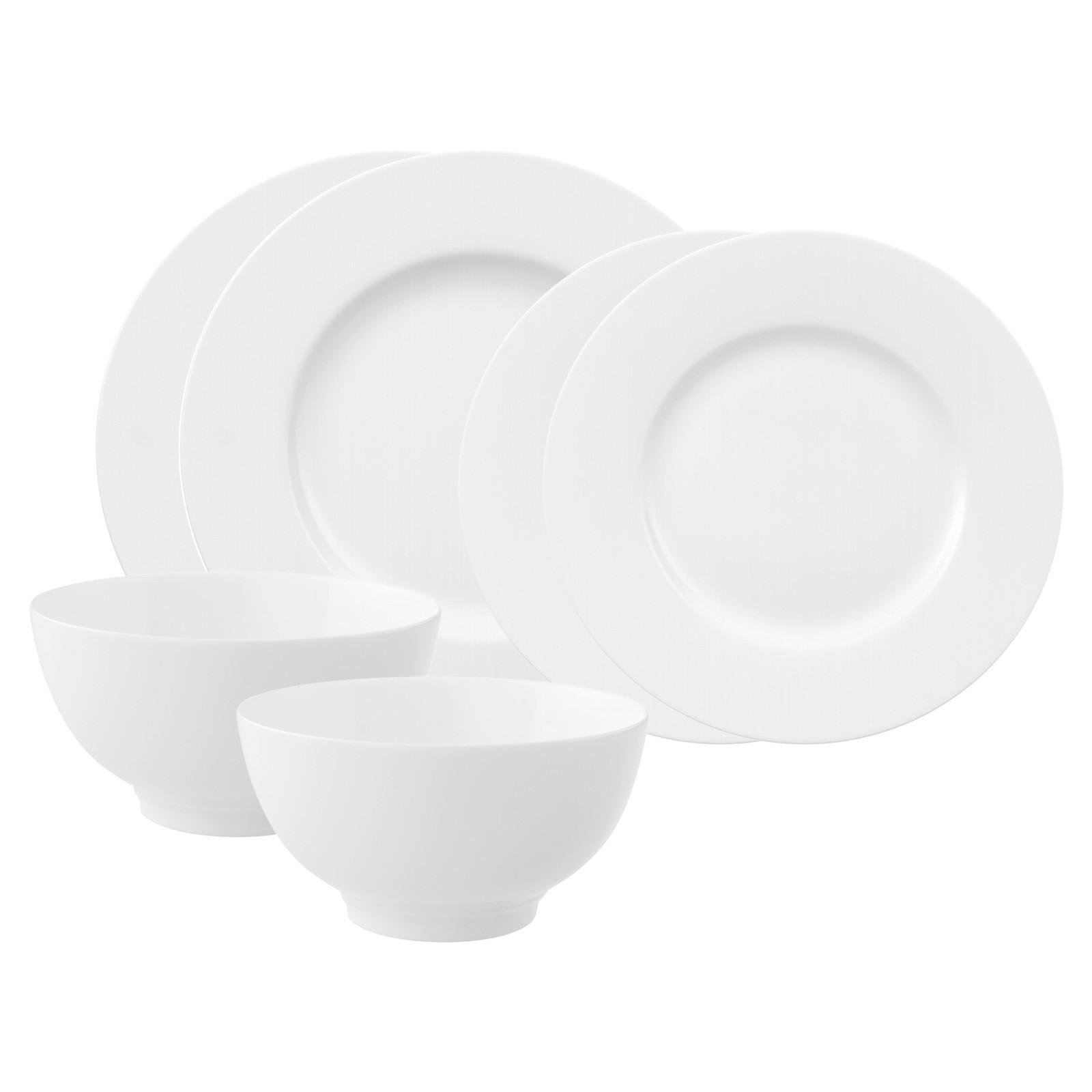 BASIC-SET Royal weiß 6-tlg. - Weiß, Keramik (2/2/2cm) - Villeroy & Boch