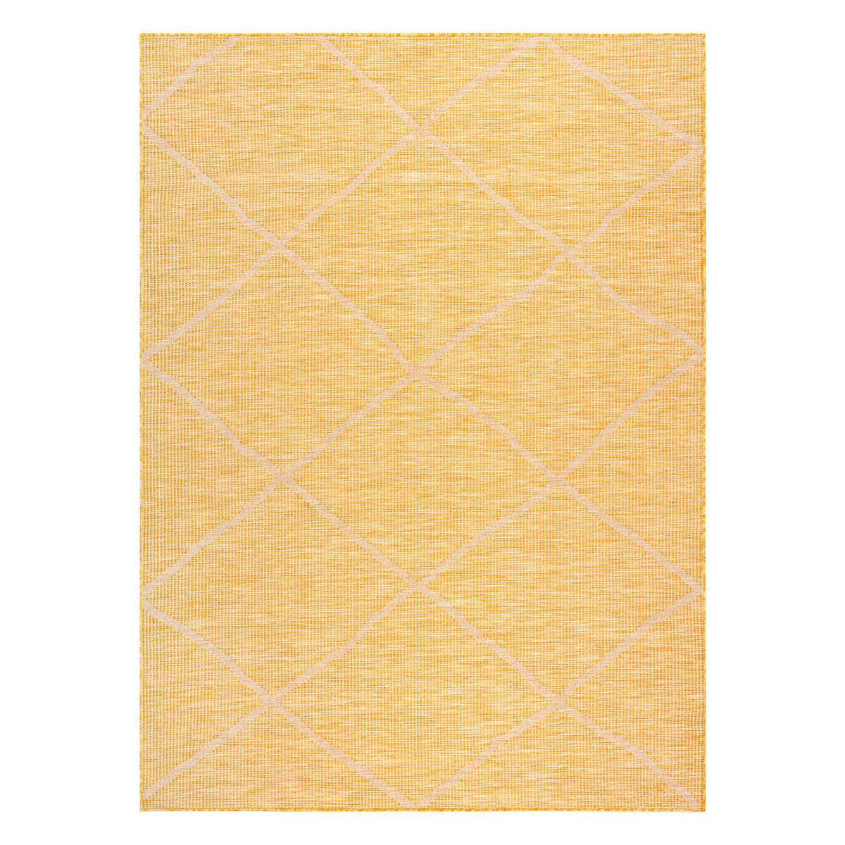 TEPPICH PATIO 117/170 cm - Gelb, Textil (117/170cm) - rugsX