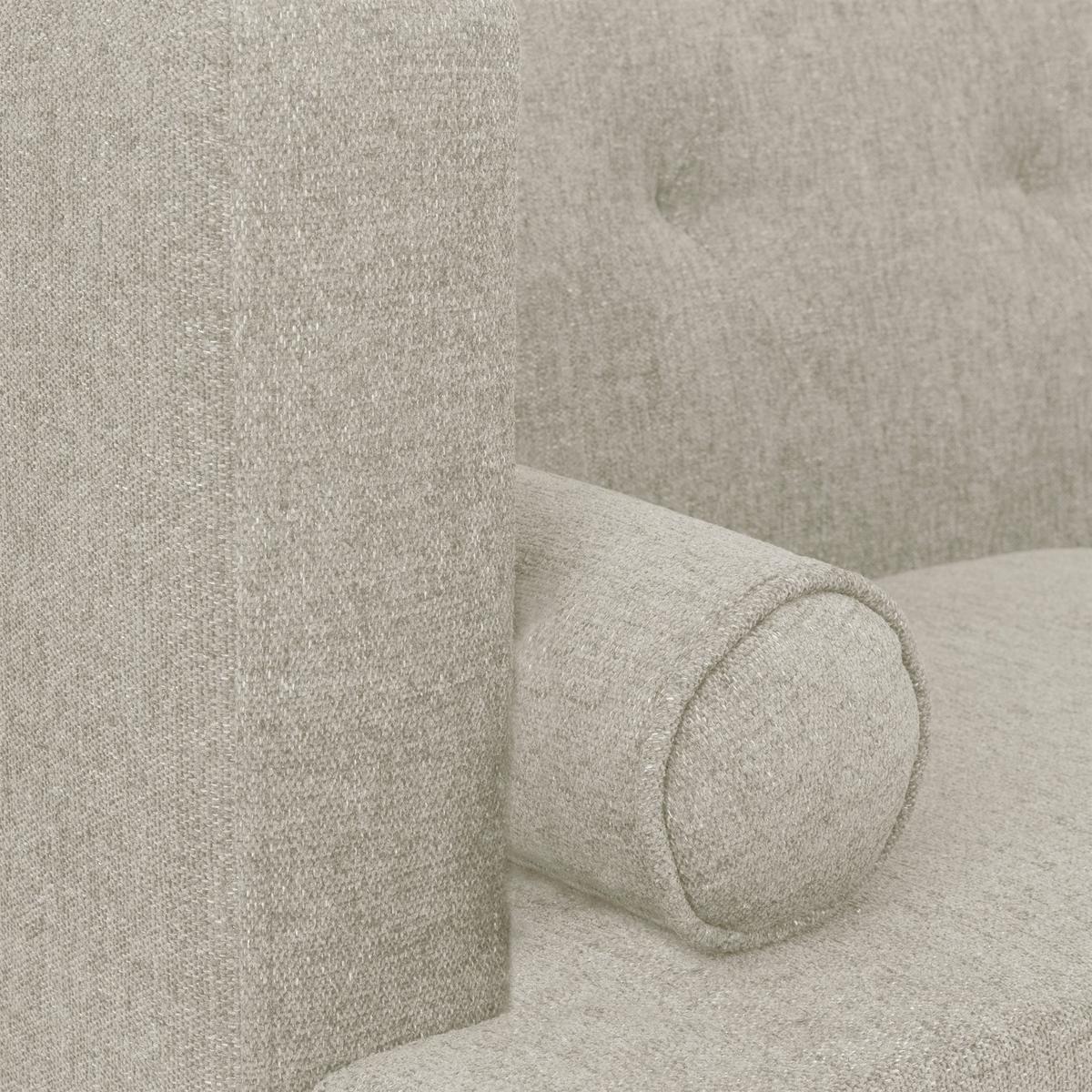 KINDERSOFA 2-Sitzer Keavy Flachgewebe creme - Creme, Kunststoff (102/57/34cm) - 58aufmkessel