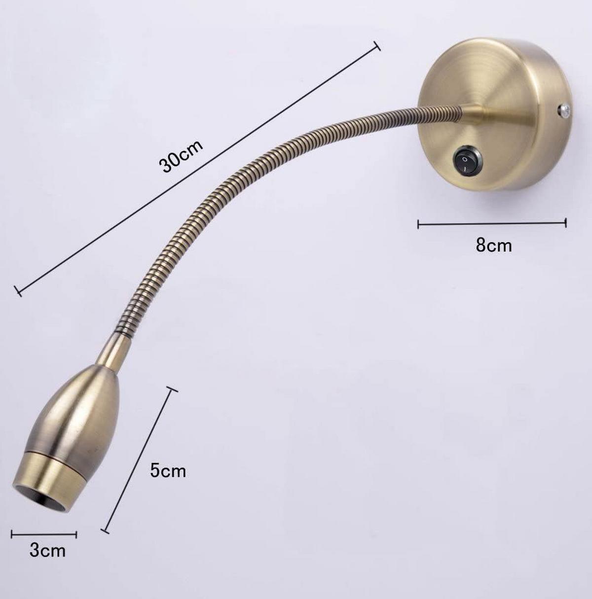LED-WANDLEUCHTE Radiator 30/8/3 cm - Braun, Metall (8/3/30cm) - ZMH