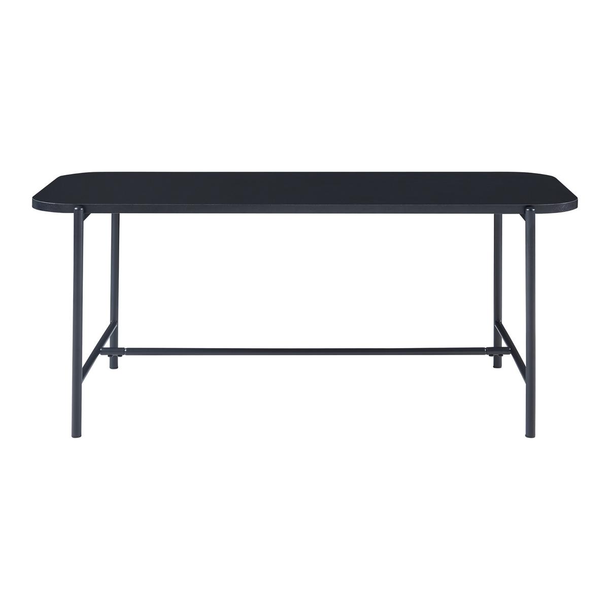 COUCHTISCH Samnanger 110/50/45 cm - Schwarz, Holzwerkstoff/Metall (110/50/45cm) - [en.casa]
