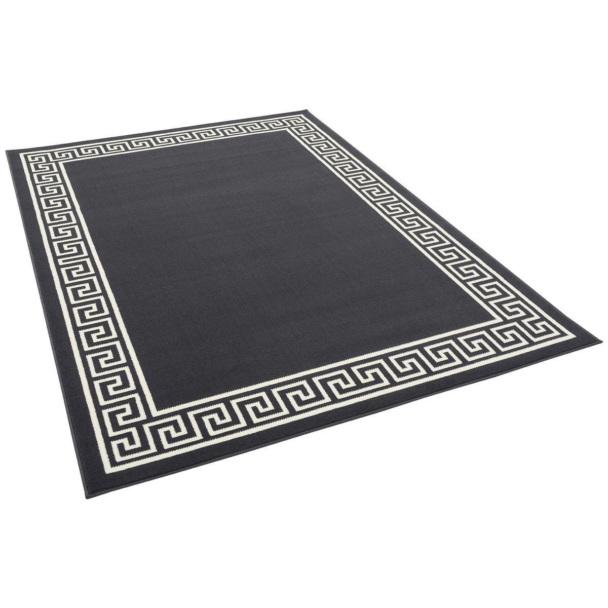 TEPPICH TRENDLINE RÖMISCH BORDÜRE - Anthrazit, Textil (185/270cm) - Pergamon