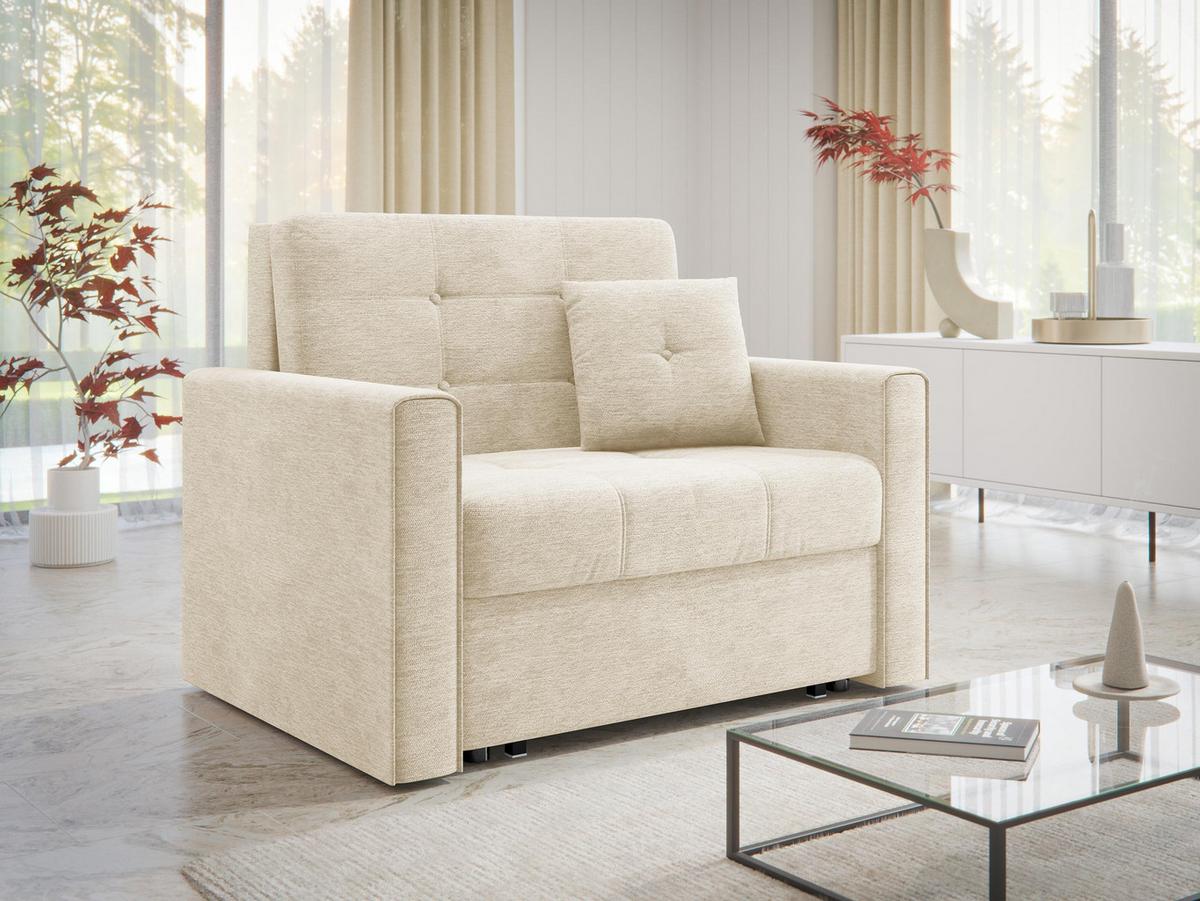 SCHLAFSOFA Viva Lux I - Naturfarben, Holz/Textil (103/85/98cm) - MIRJAN24