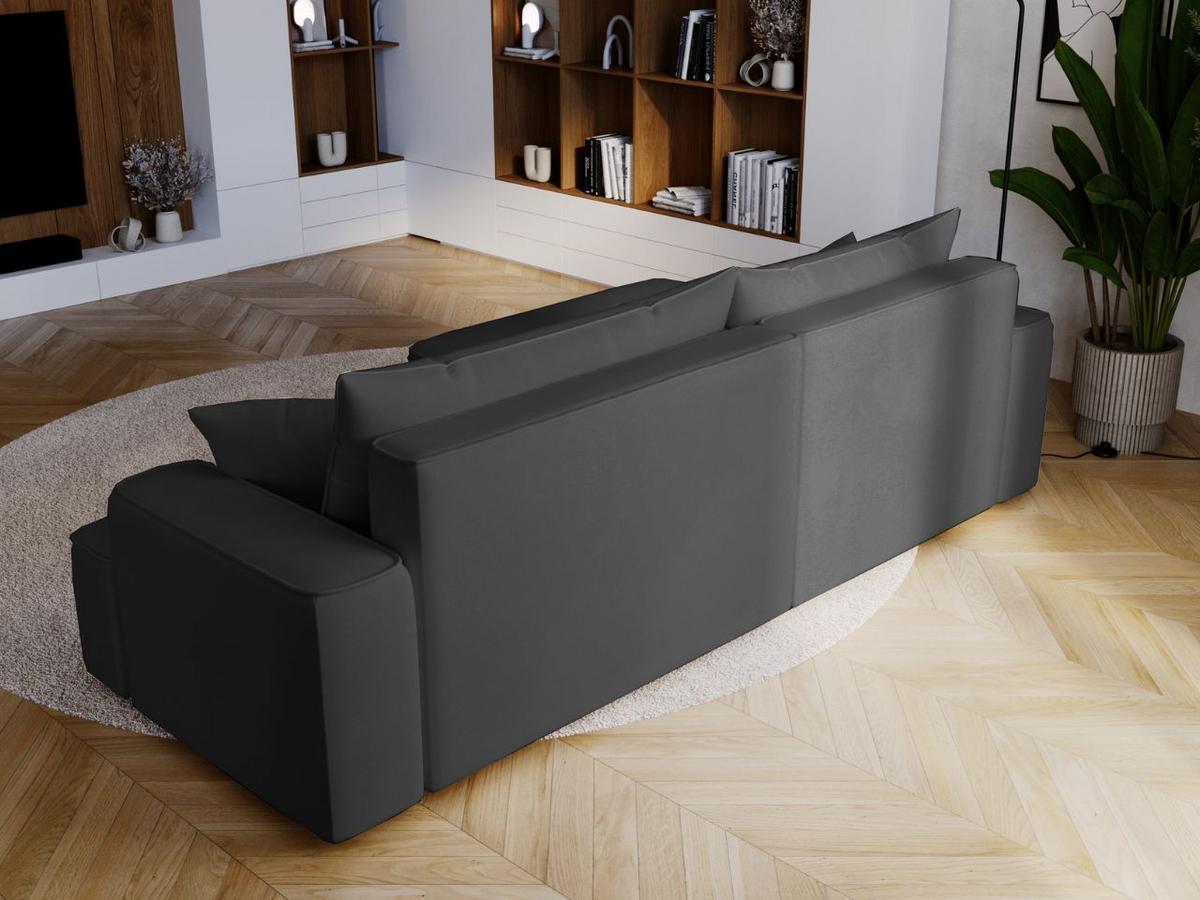 ECKSOFA California Grau Links - Grau, Holz/Textil (165/270cm) - Graingold