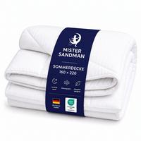 SOMMERBETTDECKE 160x220 cm – leichte Bettdecke mit kühlender Füllung & atmungsaktivem Mikrofaserbezug - Weiß, Textil (160/220cm) - Mister Sandman