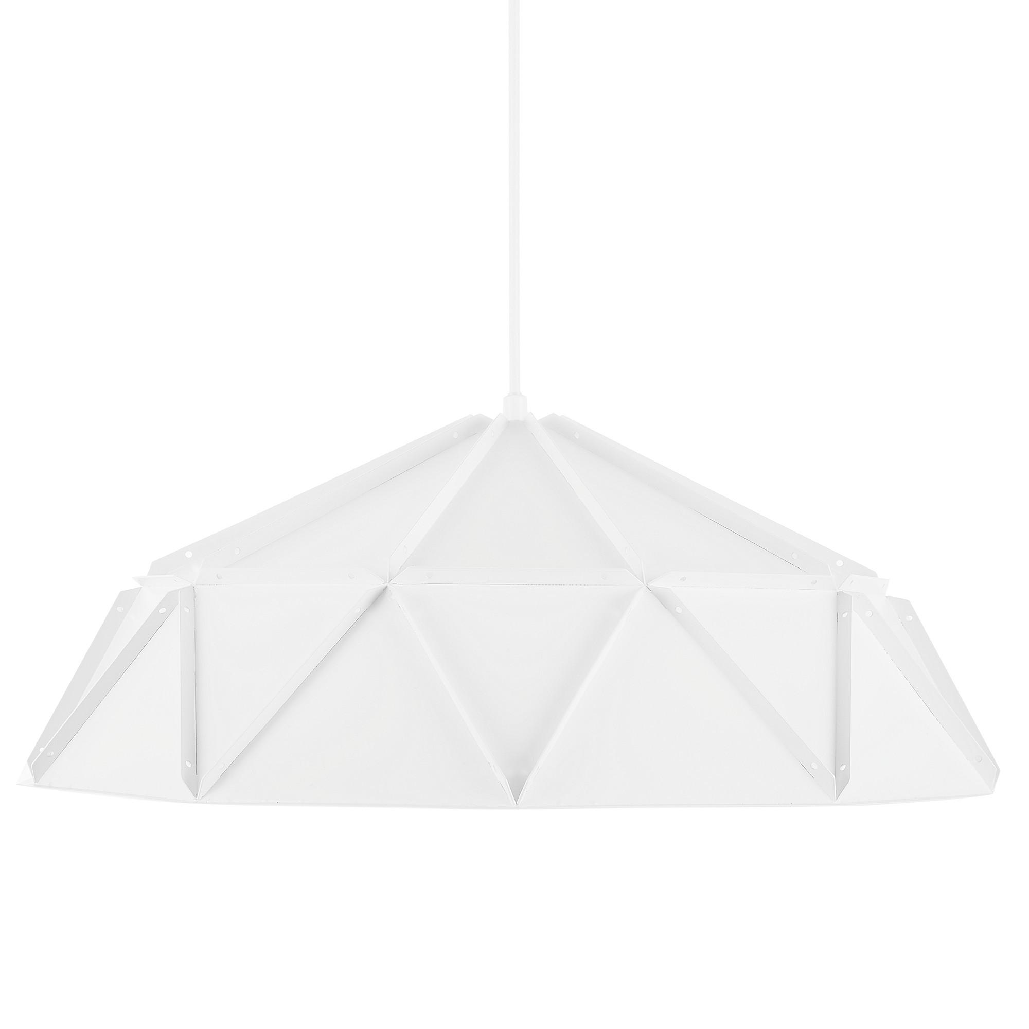 HÄNGELEUCHTE Senia 45/45/120 cm - Weiß, Metall (45/45/120cm) - Beliani