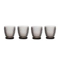 BECHER Boston Coloured Smoke 330 ml 4er Set - Grau, Glas (0.33L) - Villeroy & Boch