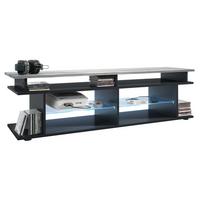 LOWBOARD Movie Platte des TV-Aufsatzes in Avola-Anthrazit - Anthrazit, Holzwerkstoff (138.5/39/37.5cm) - Vladon