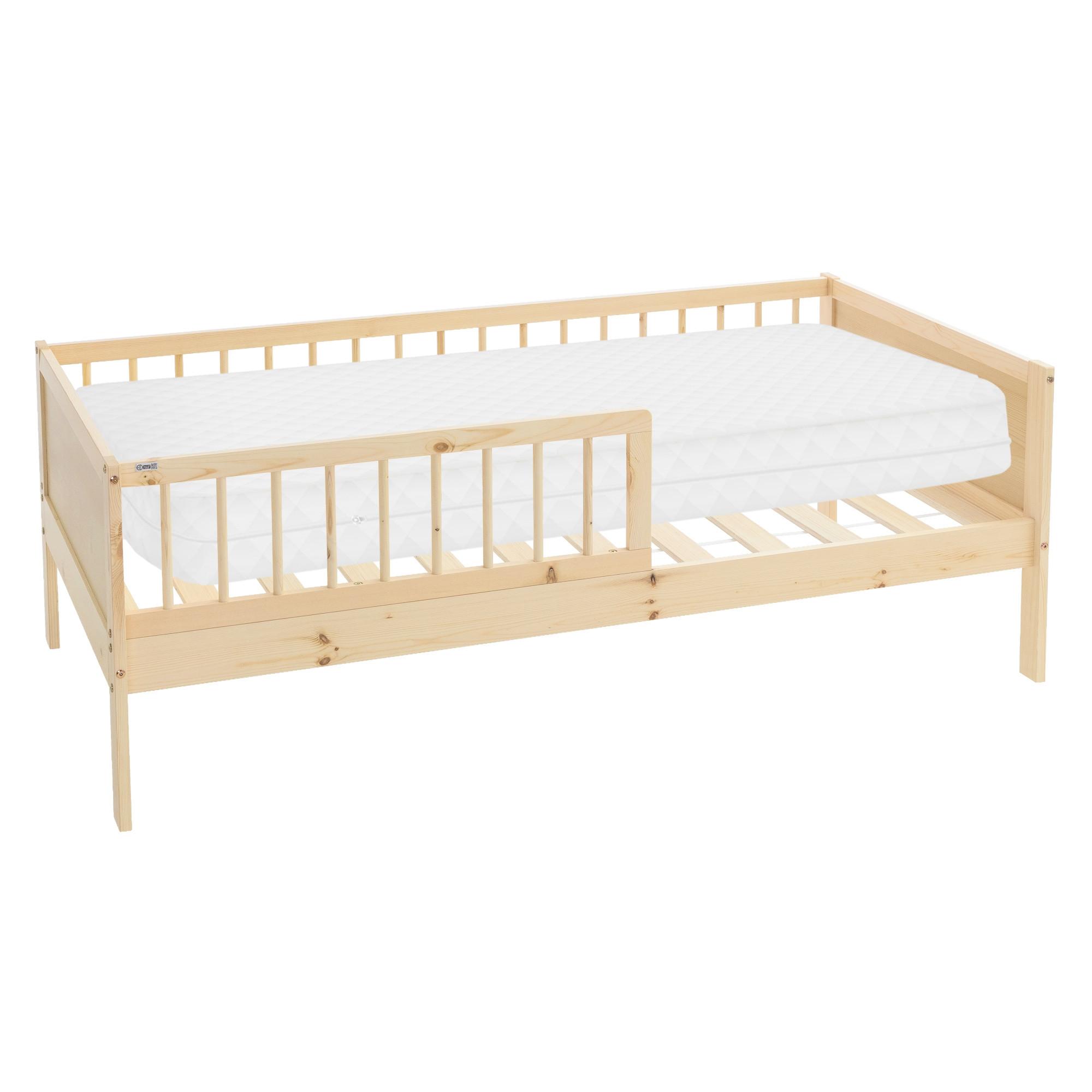KINDERBETT mit Matratze 80x160 cm Natur - Naturfarben, Holz (80/160cm) - ML-DESIGN