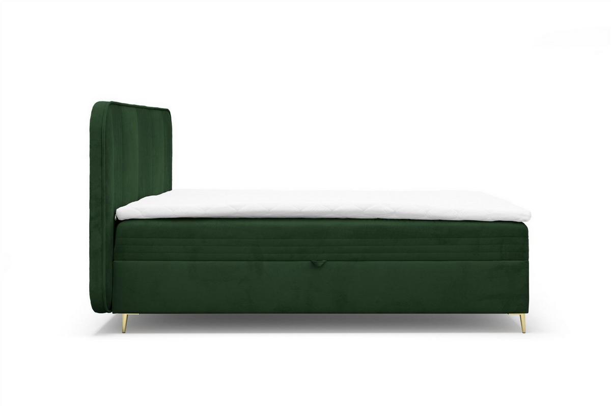 BOXBETT Alize - Grün, Holzwerkstoff/Textil (120/200cm) - Fun Möbel