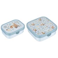 BROTDOSEN-SET Campus (2025) Forest Friends 2er Set - Hellblau, Kunststoff (2/2/2cm) - Mepal