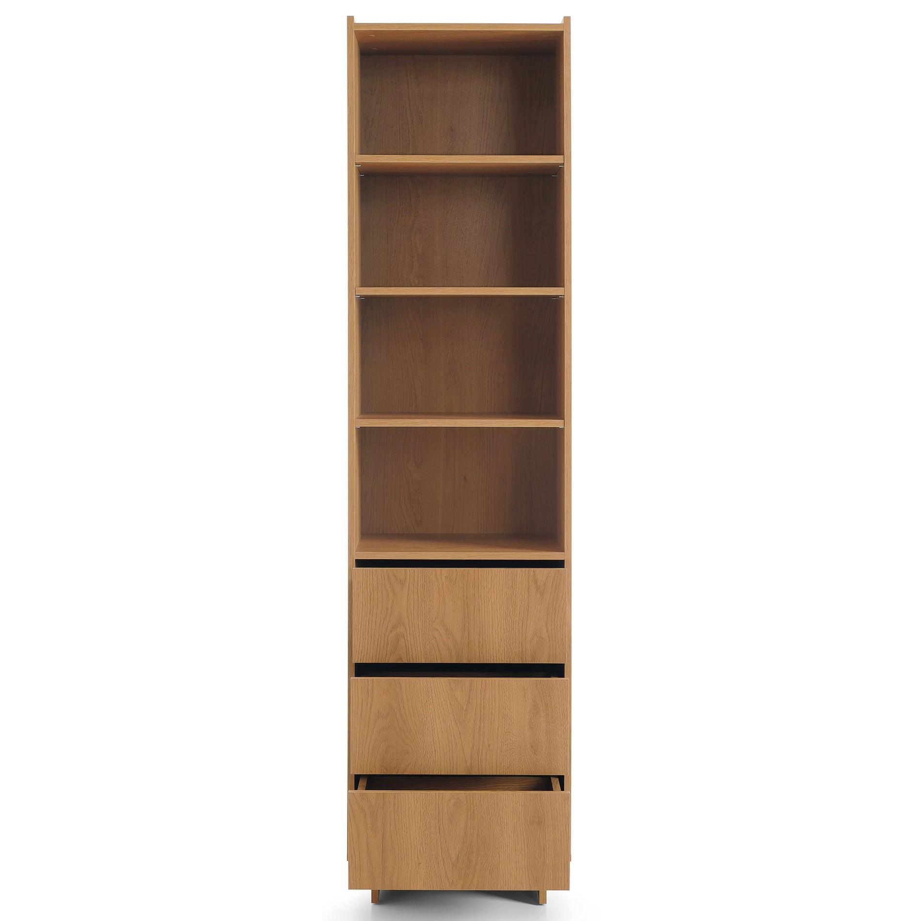 STANDREGAL Yasumi 50 cm - Eichefarben, Holzwerkstoff (50/201/39cm) - Selsey
