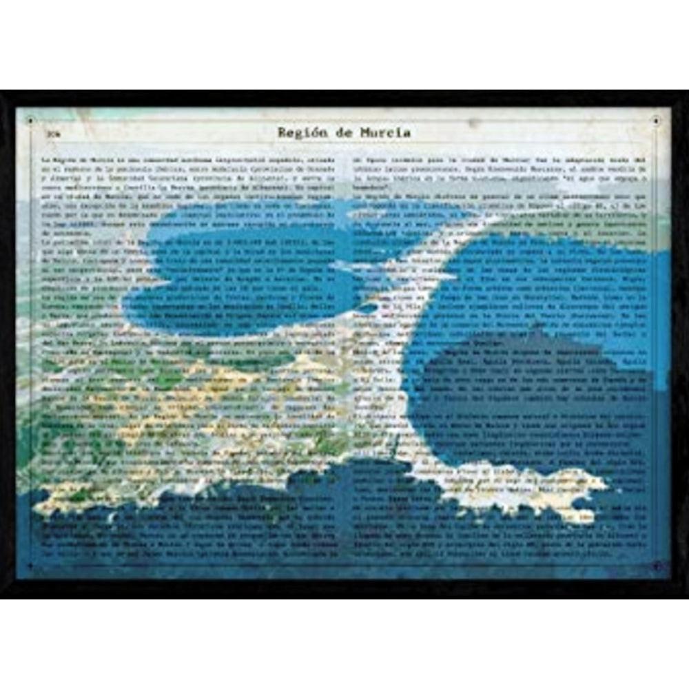 POSTER Vintage Von Murcia A4 Rahmenlos - Klar, Papier (29.7/5/21cm) - Nacnic