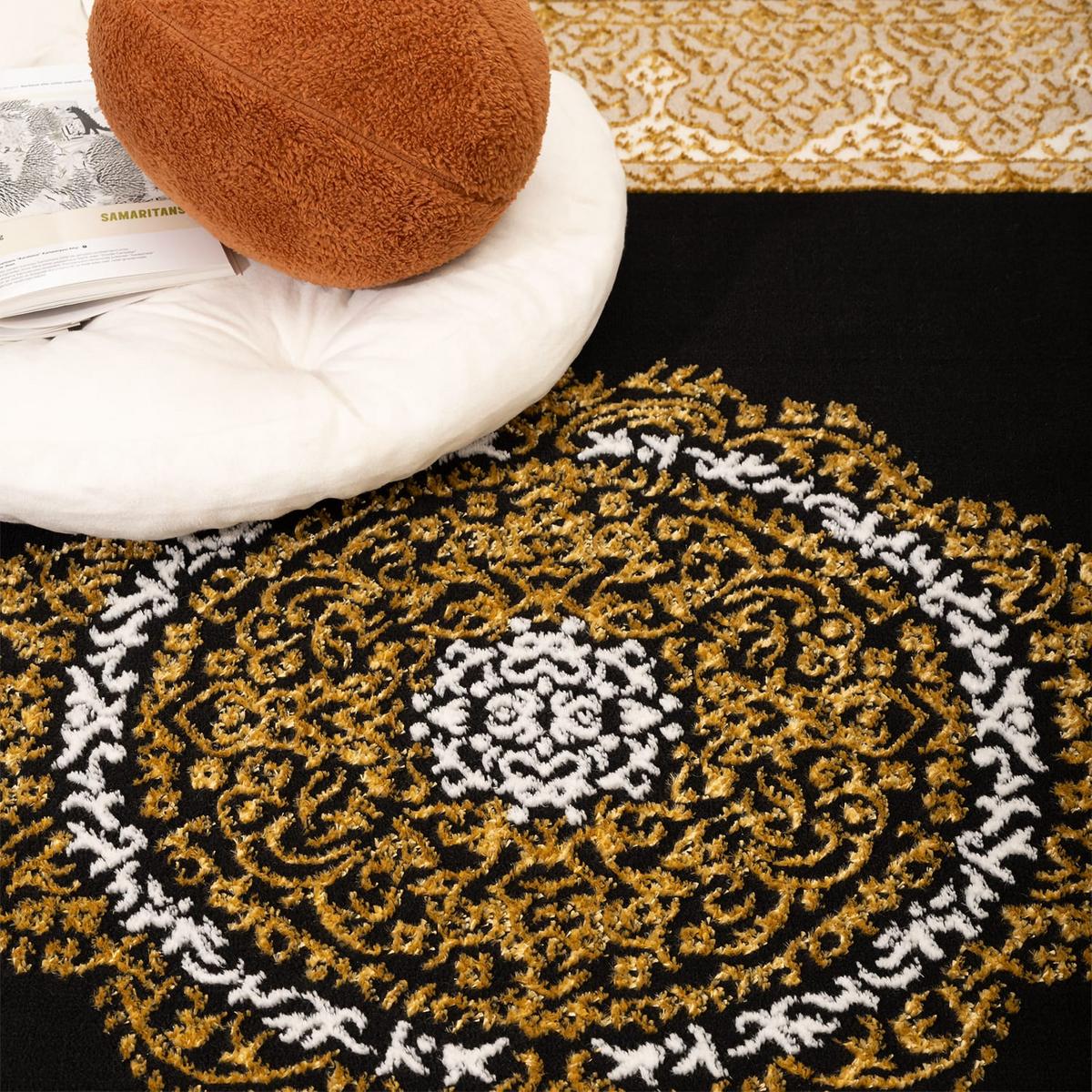 KURZFLORTEPPICH, orientalisch, Gold, 200 x 280 cm - Goldfarben, Textil (280/200cm) - KADIMA DESIGN