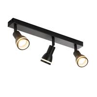 STRAHLER Erstaunlich 3-flammig 42/5.5/15.7 cm - Schwarz, Metall (42/5.5/15.7cm) - ZMH