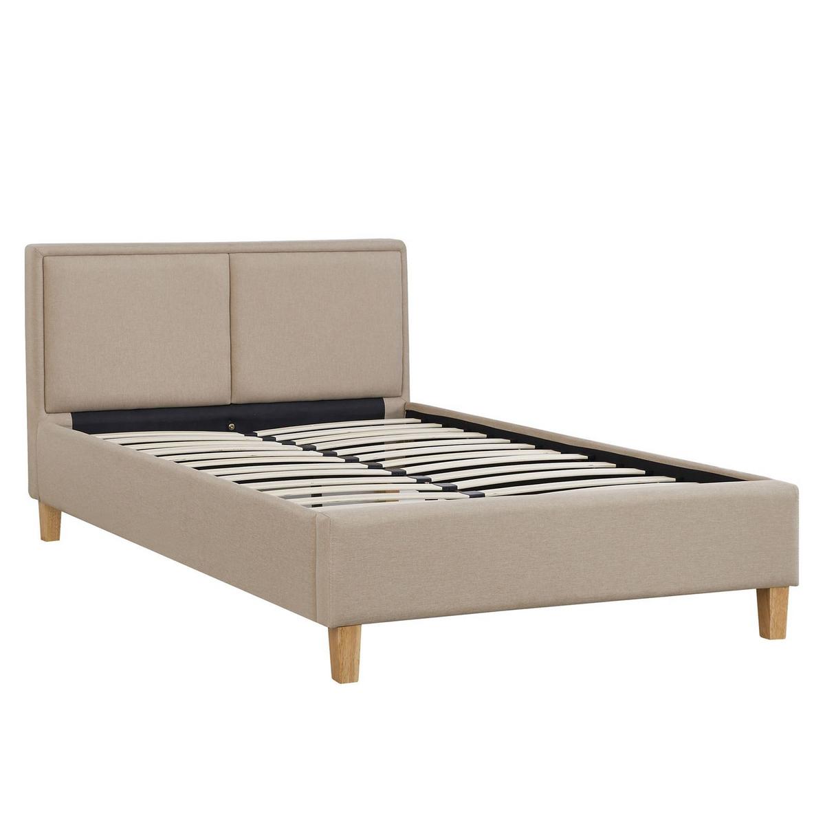 POLSTERBETT ANAIS 120X200 CM - Beige, Textil (120/200cm) - CARO-Möbel