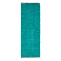 HANDWEBTEPPICH-LÄUFER Chenille 66/200 cm - Petrol, Textil (66/200cm) - Homescapes