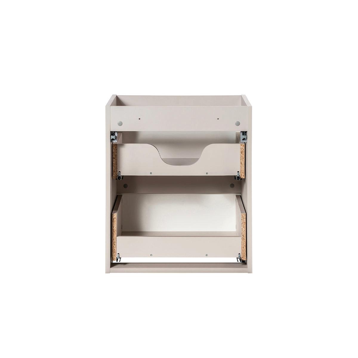WASCHTISCHUNTERSCHRANK 50cm Riva Kaschmir - Beige, Holzwerkstoff (50/57/40cm) - Petits-meubles