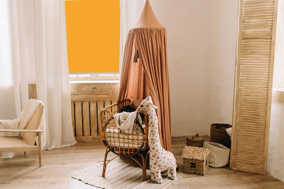 INNENROLLO - Fensterrollo - Rollo - 150x140 cm - Dunkelorange - Orange, Kunststoff (150/140/0.5cm) - TULUP