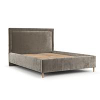 POLSTERBETT Vega 120/200 cm Beige im Lotta Stoff - Beige/Naturfarben, Holz/Holzwerkstoff (120/200cm) - AltaBeds