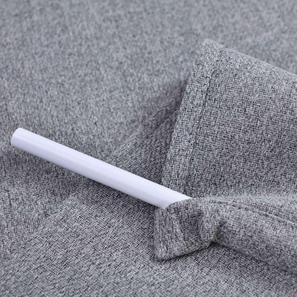 SCHIEBEVORHANG »München Dark« HxB 245x60 cm Grau - Grau, Textil (60/245/245cm) - Gardinenbox