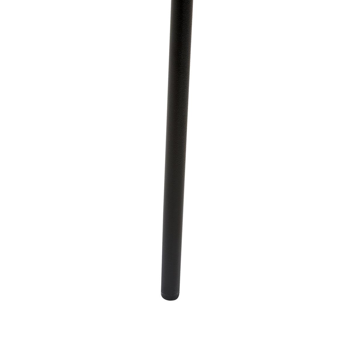BARSTUHL 2er-Set Kunststoff schwarz Shonto - Schwarz, Kunststoff (52/116/48cm) - Beliani